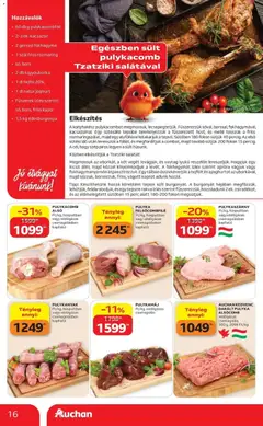 Auchan akciós újság Szolnok - amely érvényes a következő dátumtól: 2026.10.08. | Oldal: 16 | Termékek: Fokhagyma, Kapor, Fűszerek, Édesburgonya