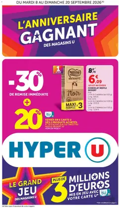 Hyper U - Prévisualisation de Hyper U catalogue valide à partir de 08/09/2026