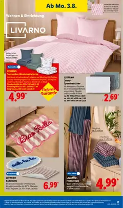 Lidl Prospekt ab 03.08.2026 gültig | Seite: 33 | Produkte: Trockner, Kissen, Blumen
