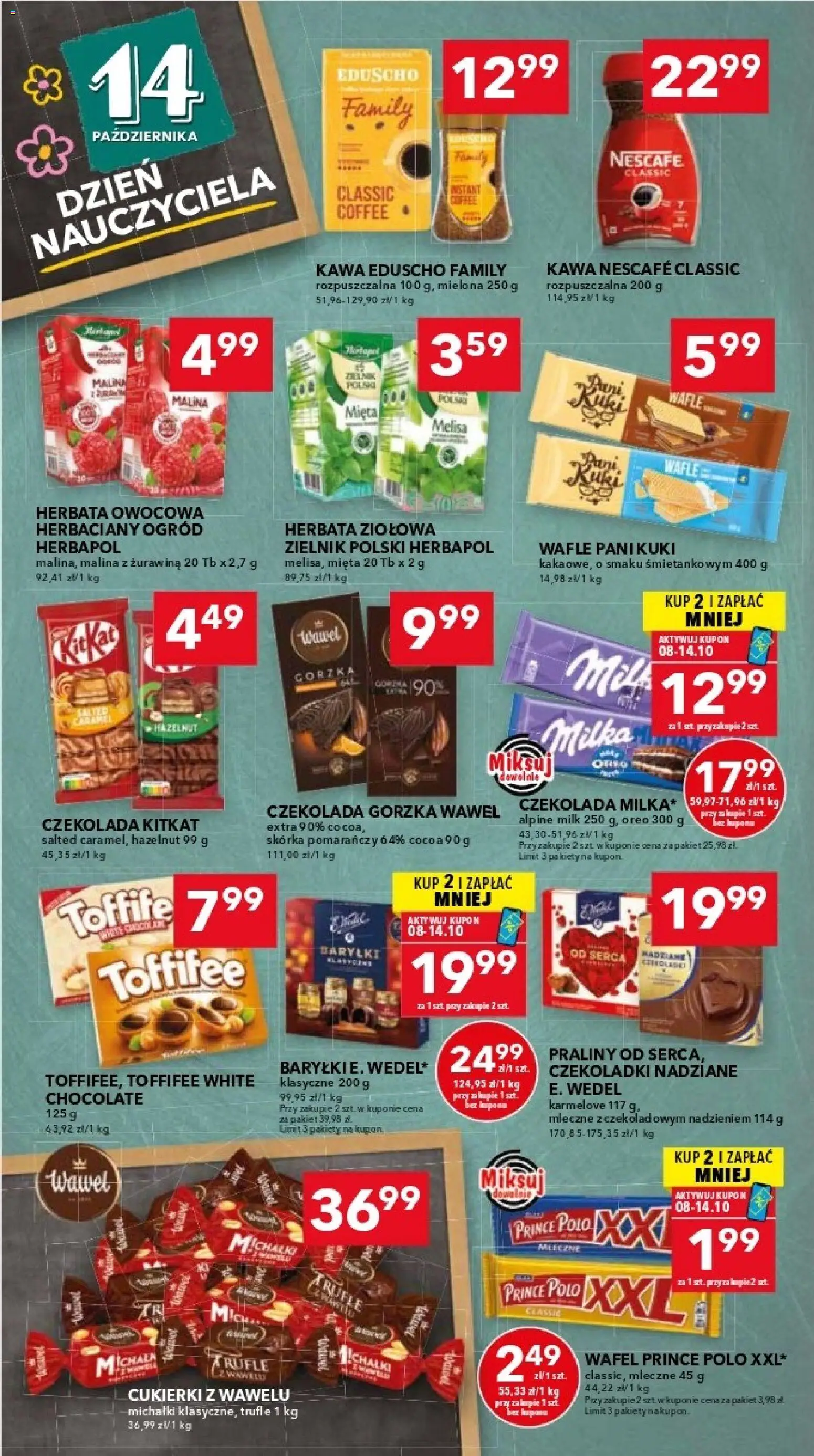 Lewiatan gazetka - Warszawa od 08.10.2026 | Strona: 6 | Produkty: Czekoladki, Mięta, Prince polo, Cukierki