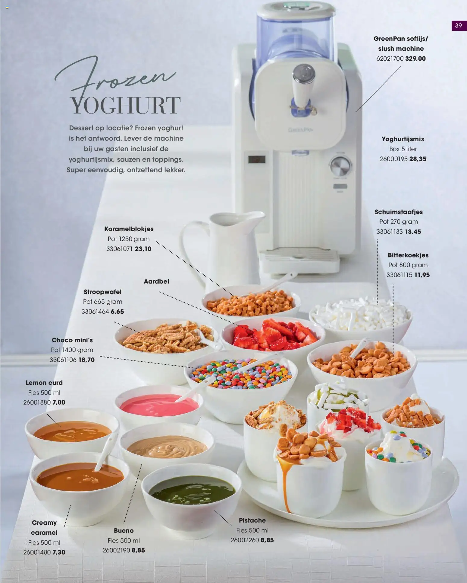 {H1} | Pagina: 39 | Producten: Yoghurt, Pot, Box, Aardbei