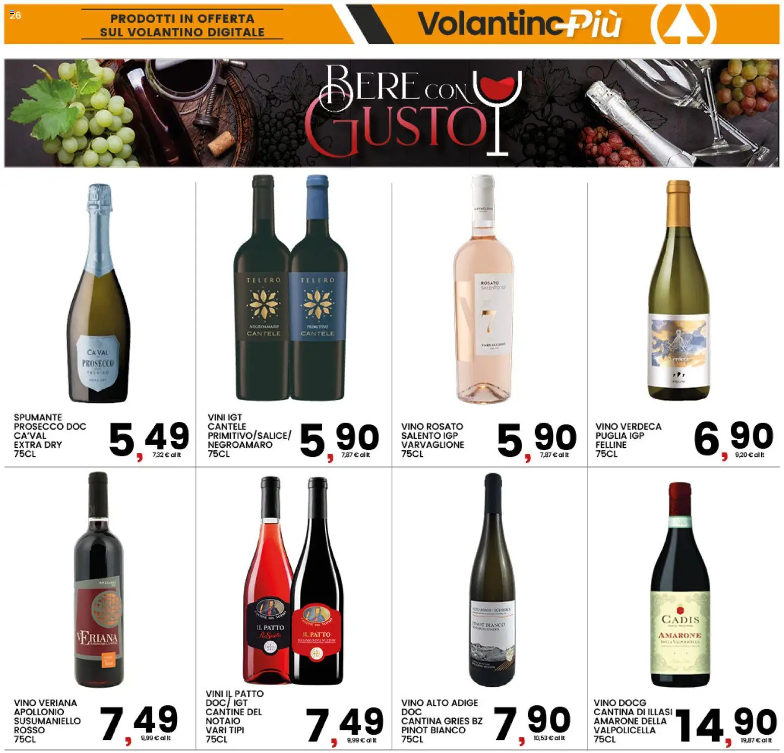 Volantino Interspar del 27.05.2026 | Pagina: 26 | Prodotti: Prosecco, Vino, Spumante