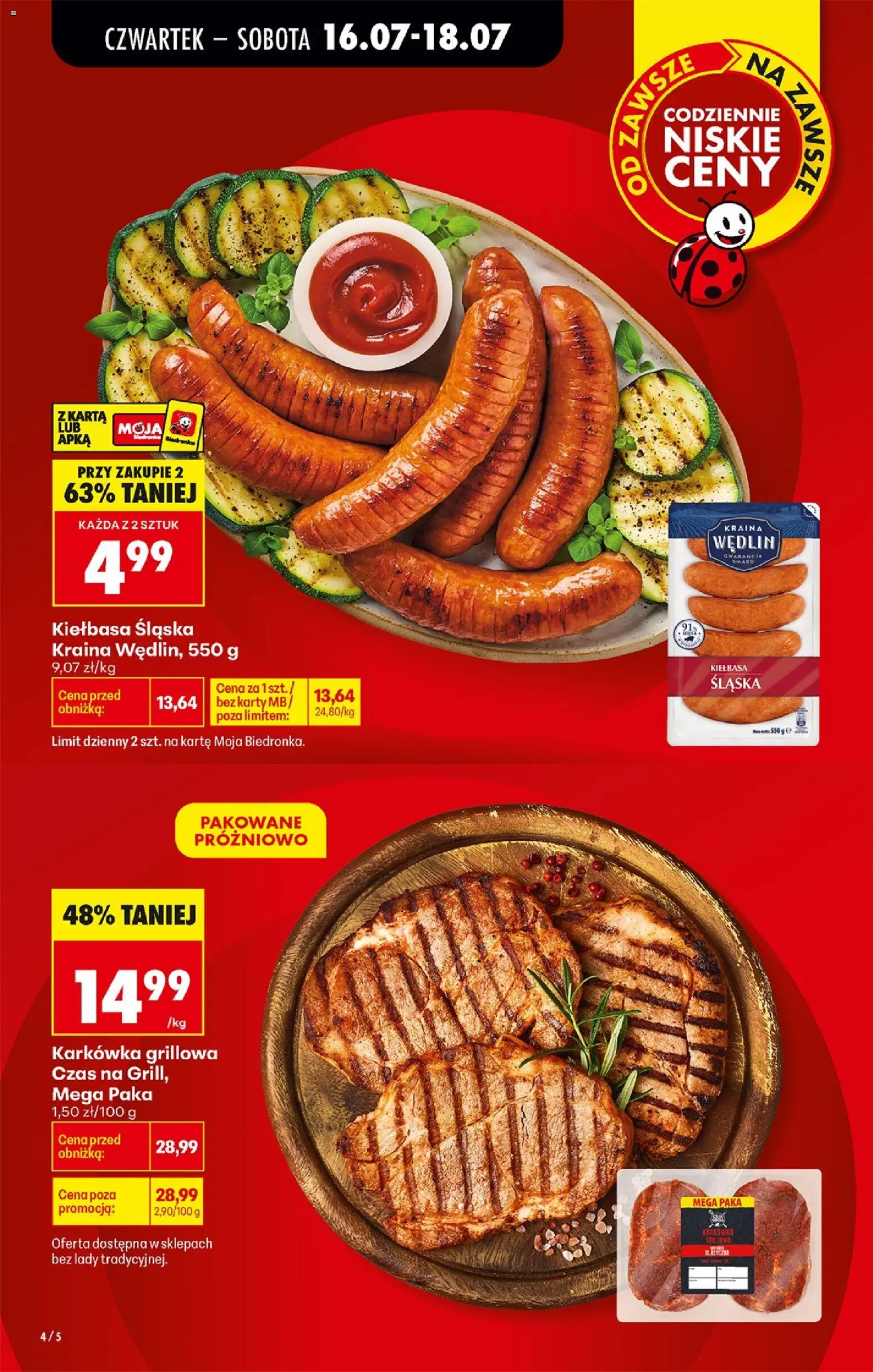 Biedronka Polsko leták - Codziennie niskie ceny od 16.07.2026 | Strana: 6 | Produkty: Karty