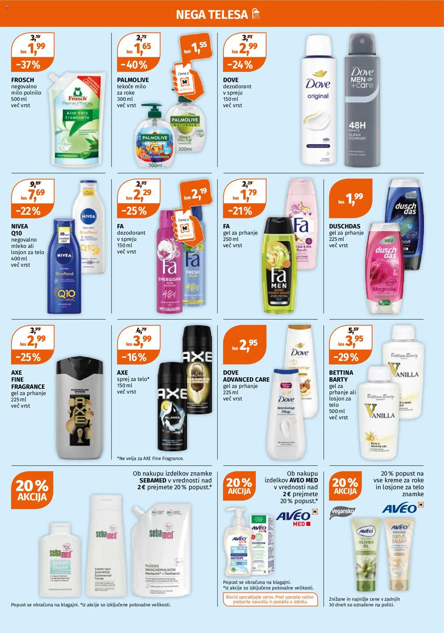Novi Müller katalog ponudbe – veljaven od 02.11.2026 | Stran: 5 | Izdelki: Tekoče milo, Med, Gel za prhanje, Aloe Vera