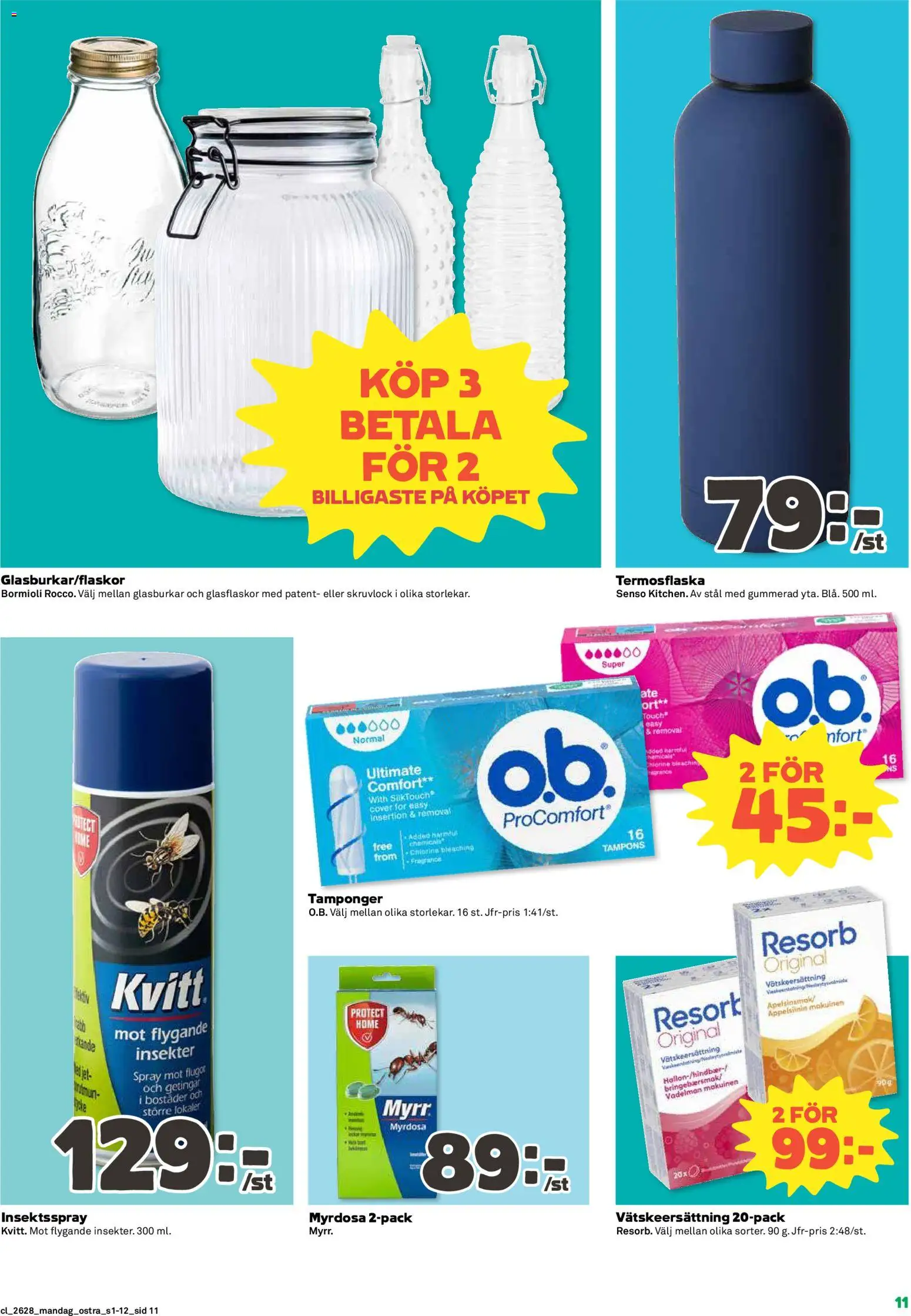 Coop Daglivs reklamblad aktuell från 06/07/2026 | Sida: 11 | Produkter: Resorb