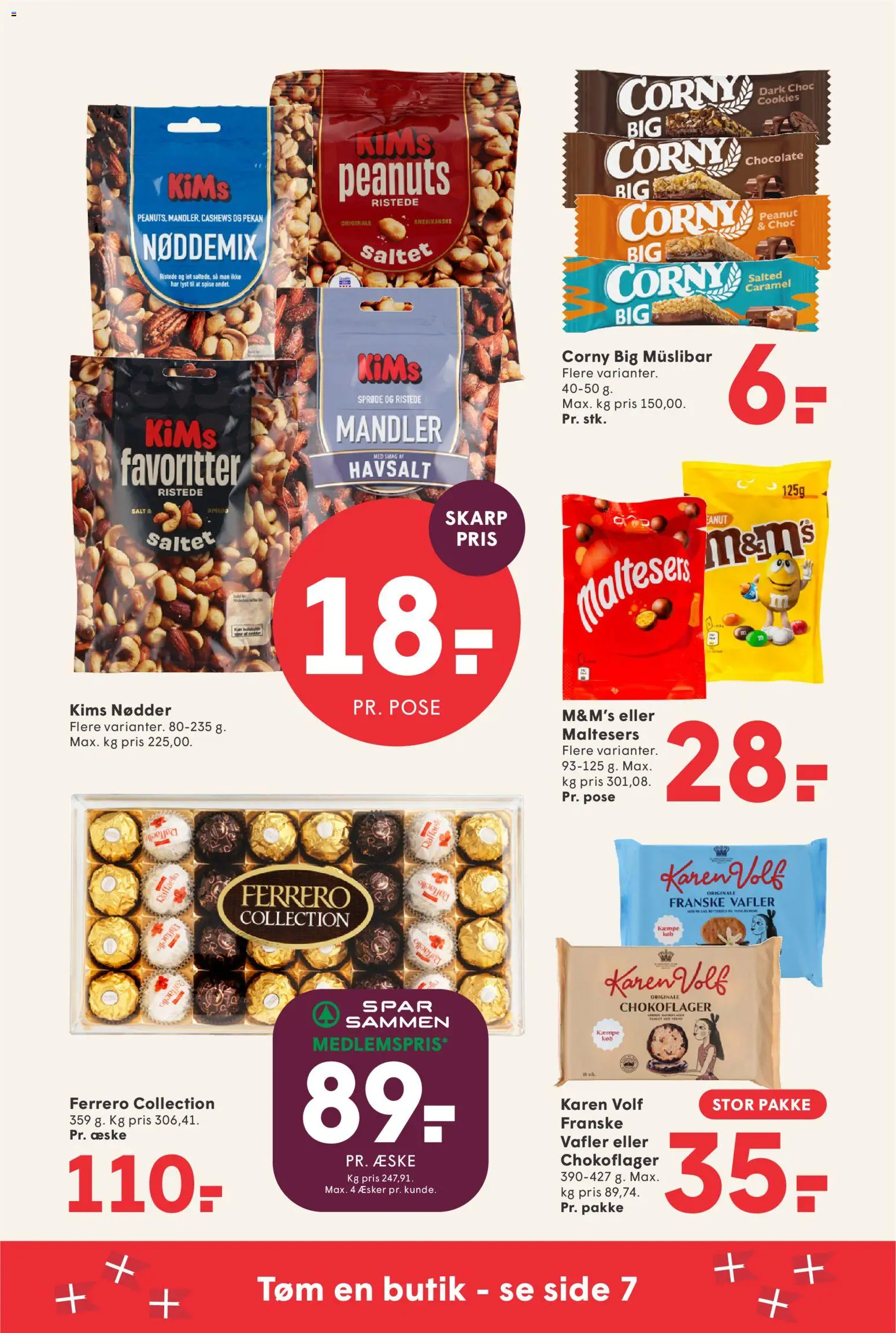 Spar tilbudsavis – gyldig fra 11/09/2026 | Side: 26 | Produkter: Cookies, Peanuts, Salt, Vafler