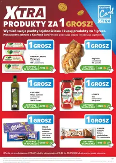 Pogląd oferty "MILKA Czekolada mleczna, różne rodzaje 300-250 g opakowanie" - ważna od 02.07.2026 | Strona: 19