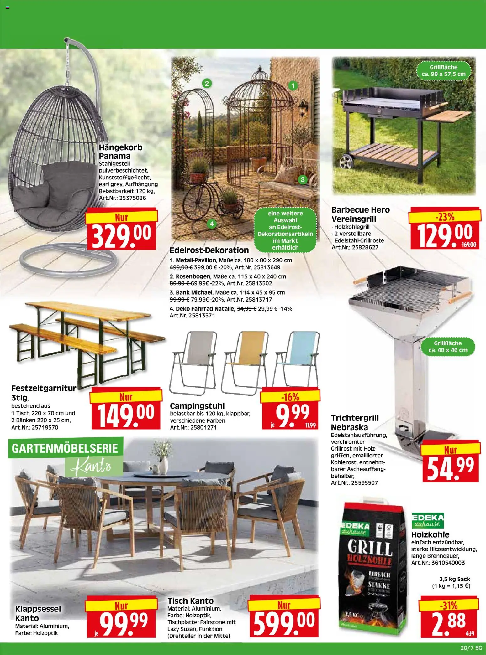 HERKULES Bau & Garten – gültig ab 11.05.2026 | Seite: 7 | Produkte: Grill, Tisch