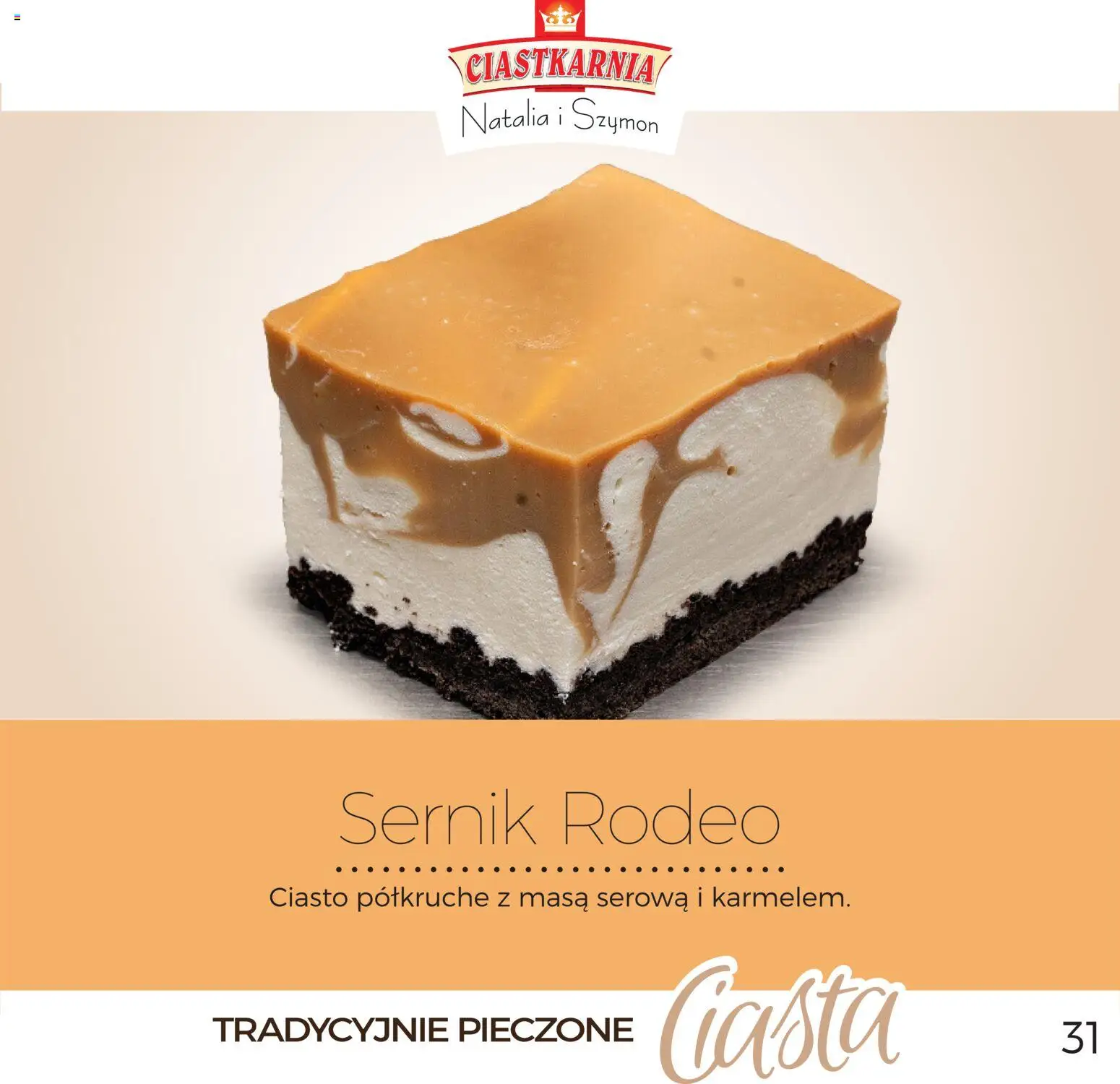 Topaz Gazetka - Ciasta od 01.12.2025 | Strona: 31 | Produkty: Ciasto, Ciasto jogurtowe
