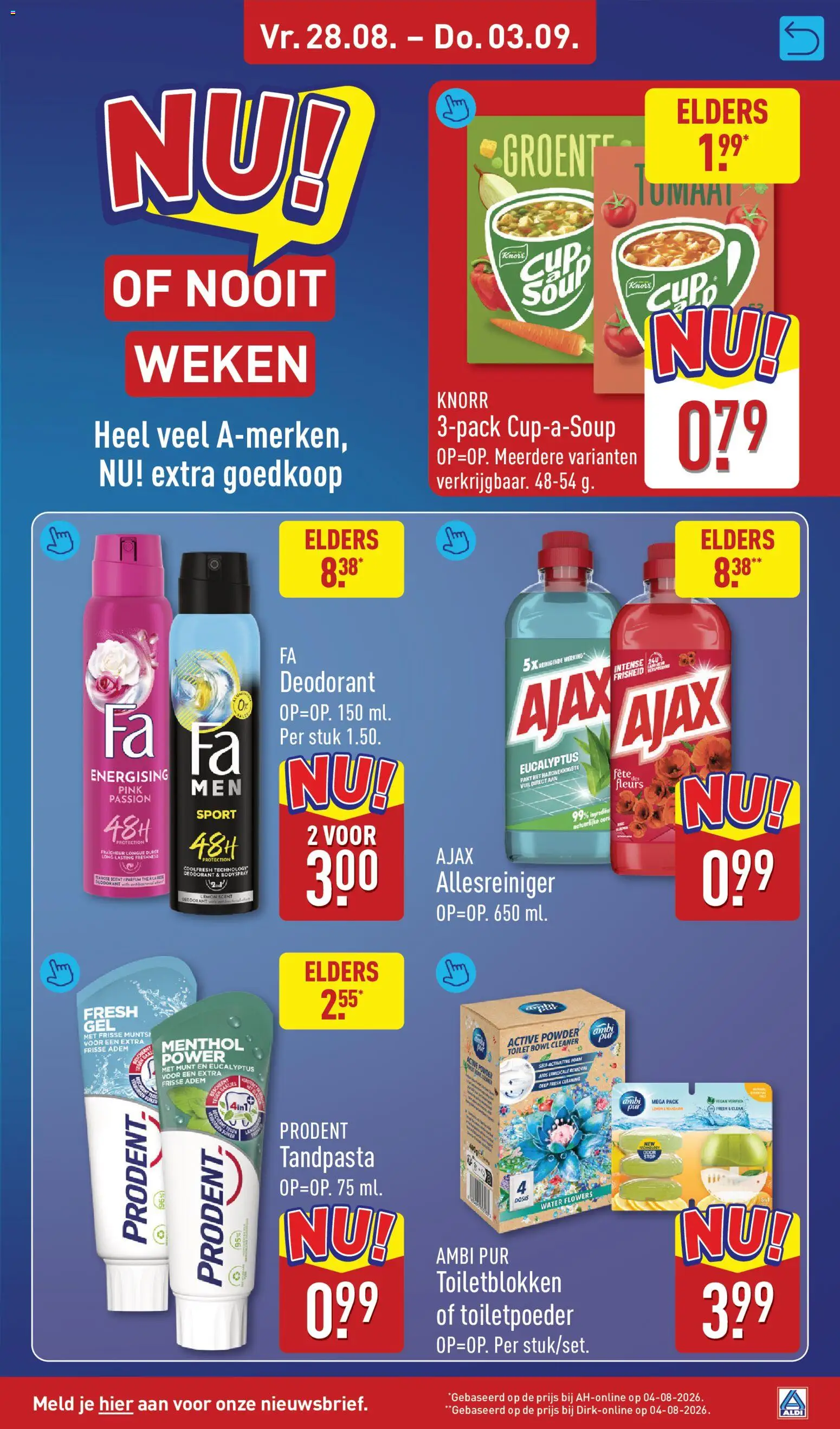 {H1} | Pagina: 65 | Producten: Deodorant, Munt, Allesreiniger, Parfum