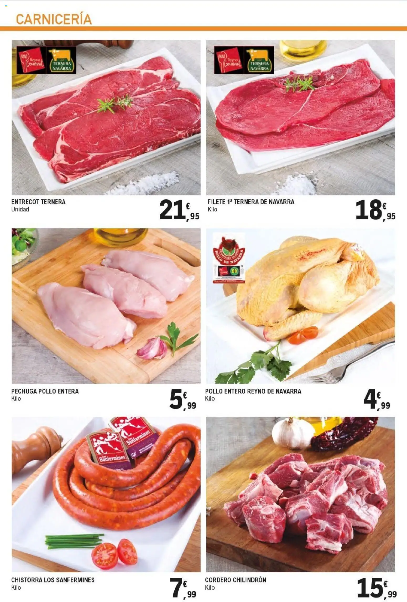 E.Leclerc - Alianza Locales │ válido desde el 21/10/2026 | Página: 10 | Productos: Pollo entero, Entrecot, Cordero, Pollo