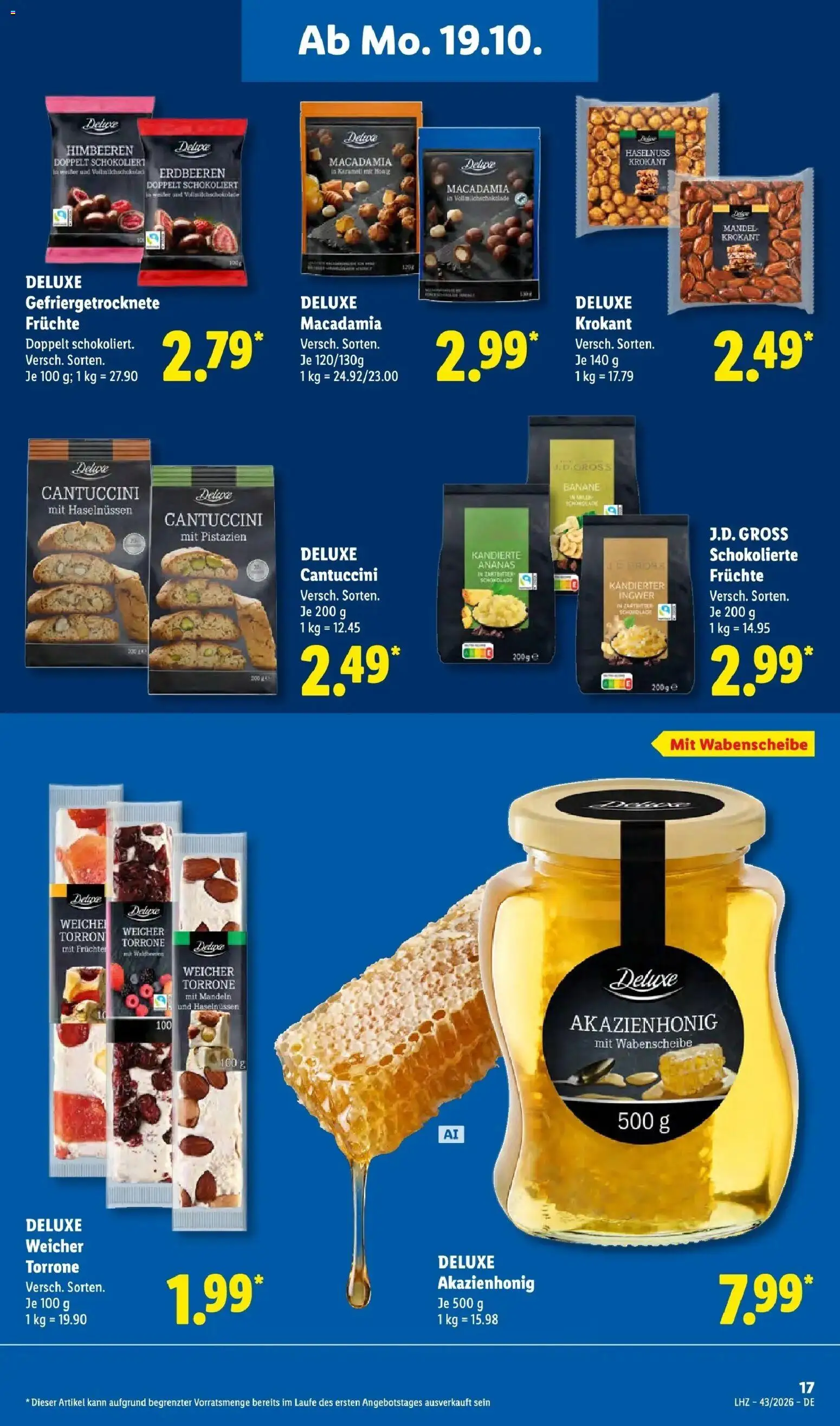 Lidl Prospekt Grimma (ab 19.10.2026) zum Blättern » Angebote | Seite: 27 | Produkte: Himbeeren, Schokolade, Ananas, Erdbeeren