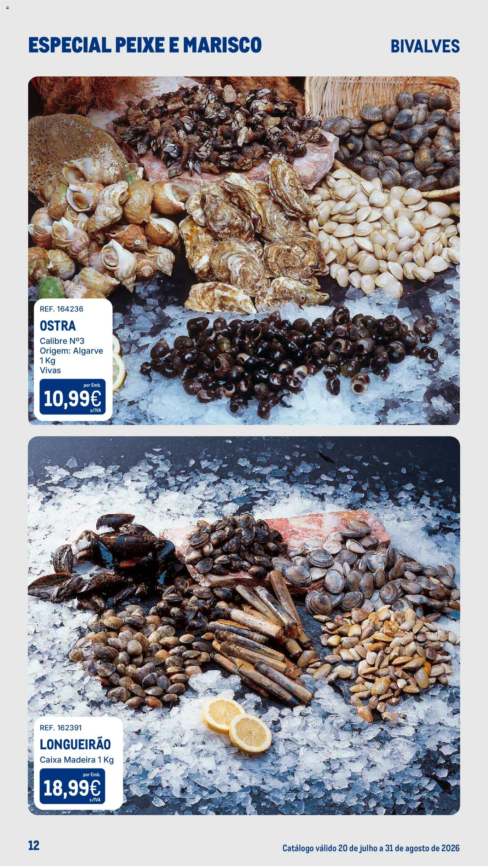 Makro Especial Peixe e Marisco │ válido de 20/07/2026 | Página: 12 | Produtos: Caixa, Peixe