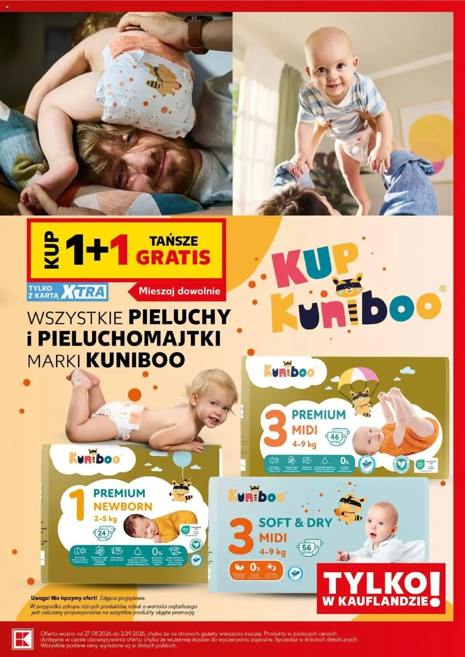 Kaufland gazetka od 27.08.2026 - od jutra PDF | Strona: 21 | Produkty: Karta, Gazety, Pieluchomajtki, Pieluchy