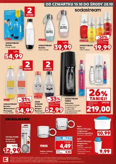 Pogląd oferty "SODASTREAM Syrop, pojemność 0,44 l, różne rodzaje" - ważna od 15.10.2026 | Strona: 13 | Produkty: Karta, Syrop, Gazety, Sodastream