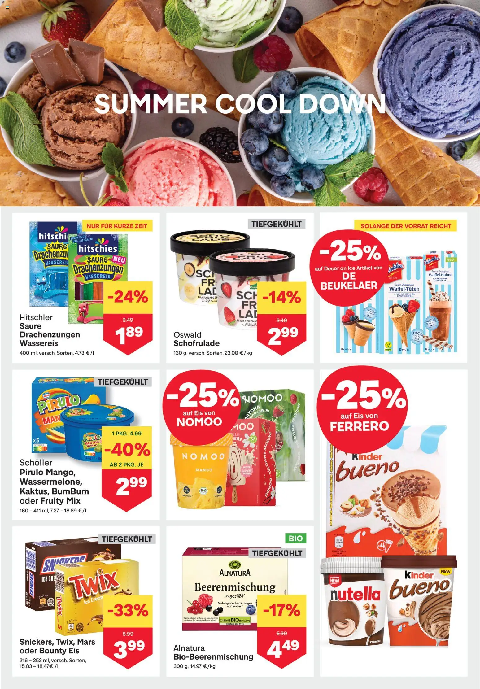 MPREIS Flugblatt gültig ab 18.06.2026 | Seite: 7 | Produkte: Erdbeeren, Eis, Mango, Bananen