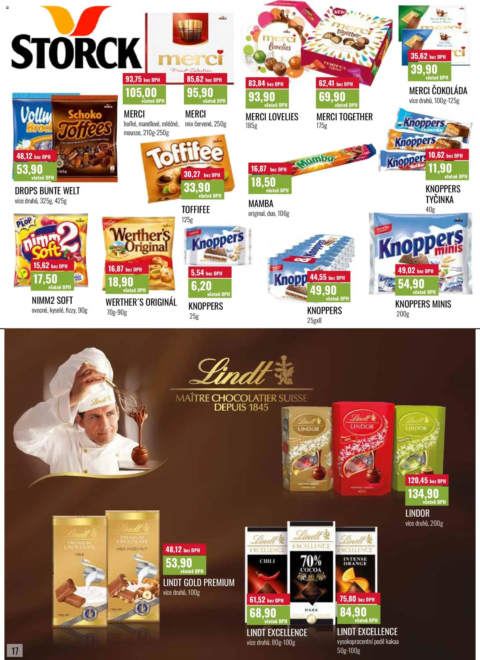 Ratio leták od 01.09.2026 | Strana: 18 | Produkty: Lindor, Lindt, Čokoláda, Knoppers