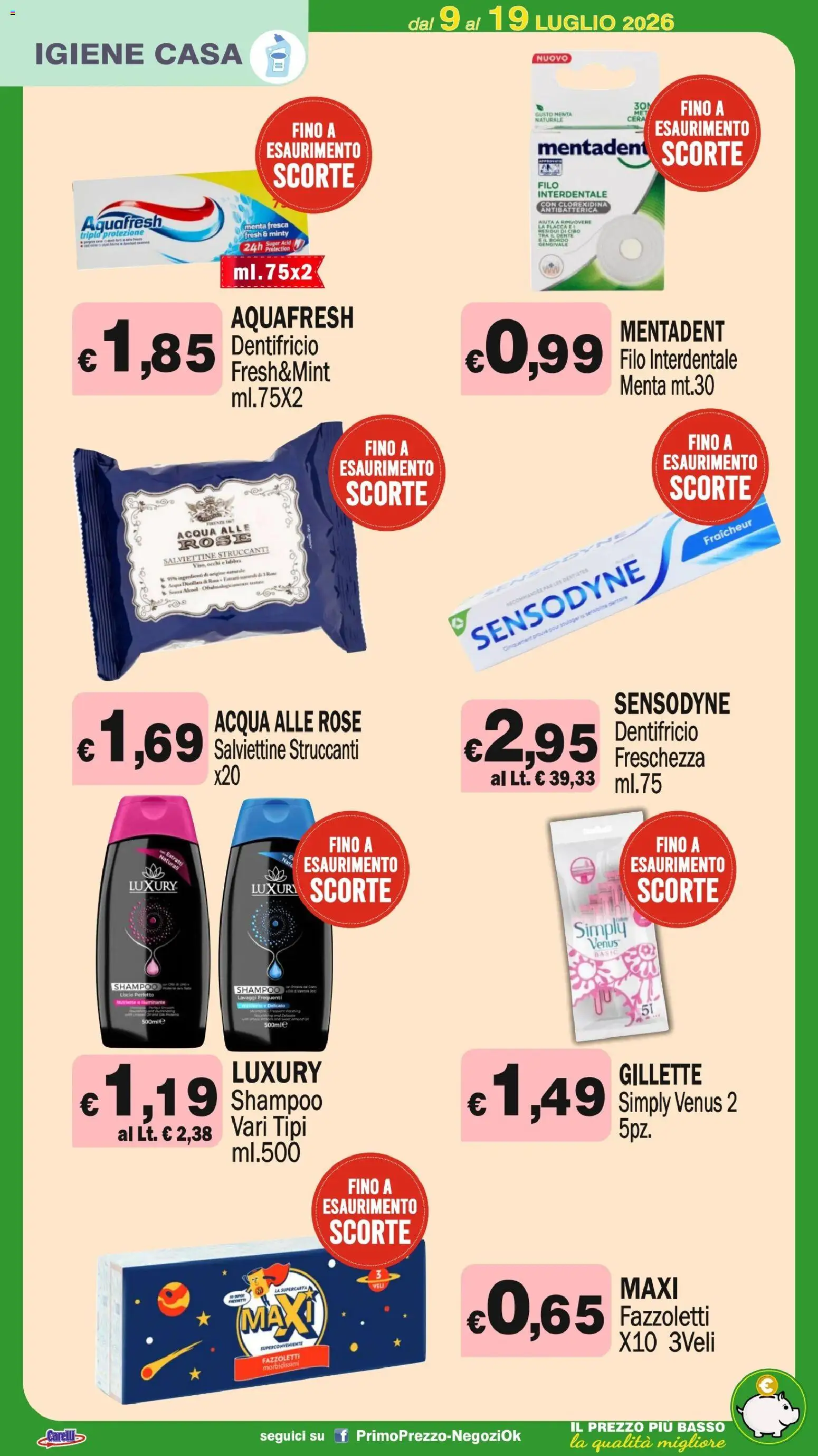 Volantino Primo Prezzo del 09/07/2026 | Pagina: 31