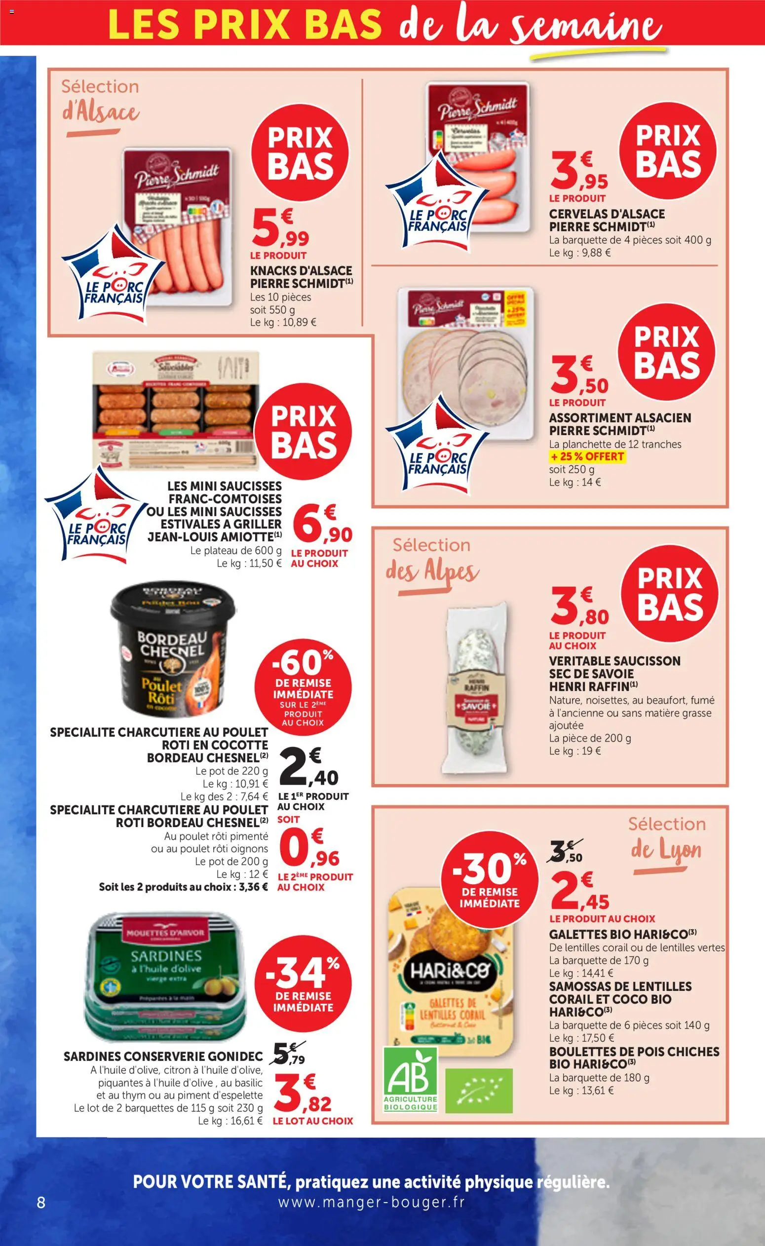 {H1} | Page: 8 | Produits: Sardines, Piment d'espelette, Pois chiches, Pois