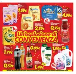 Anteprima del volantino SuperConveniente volantino Caltanissetta, San Cataldo, Avola, Lascari, Milazzo, Barcellona valido a partire dal 11/09/2026 | Pagina: 3 | Prodotti: Bagnoschiuma, Panna, Biscotti, Pomodoro