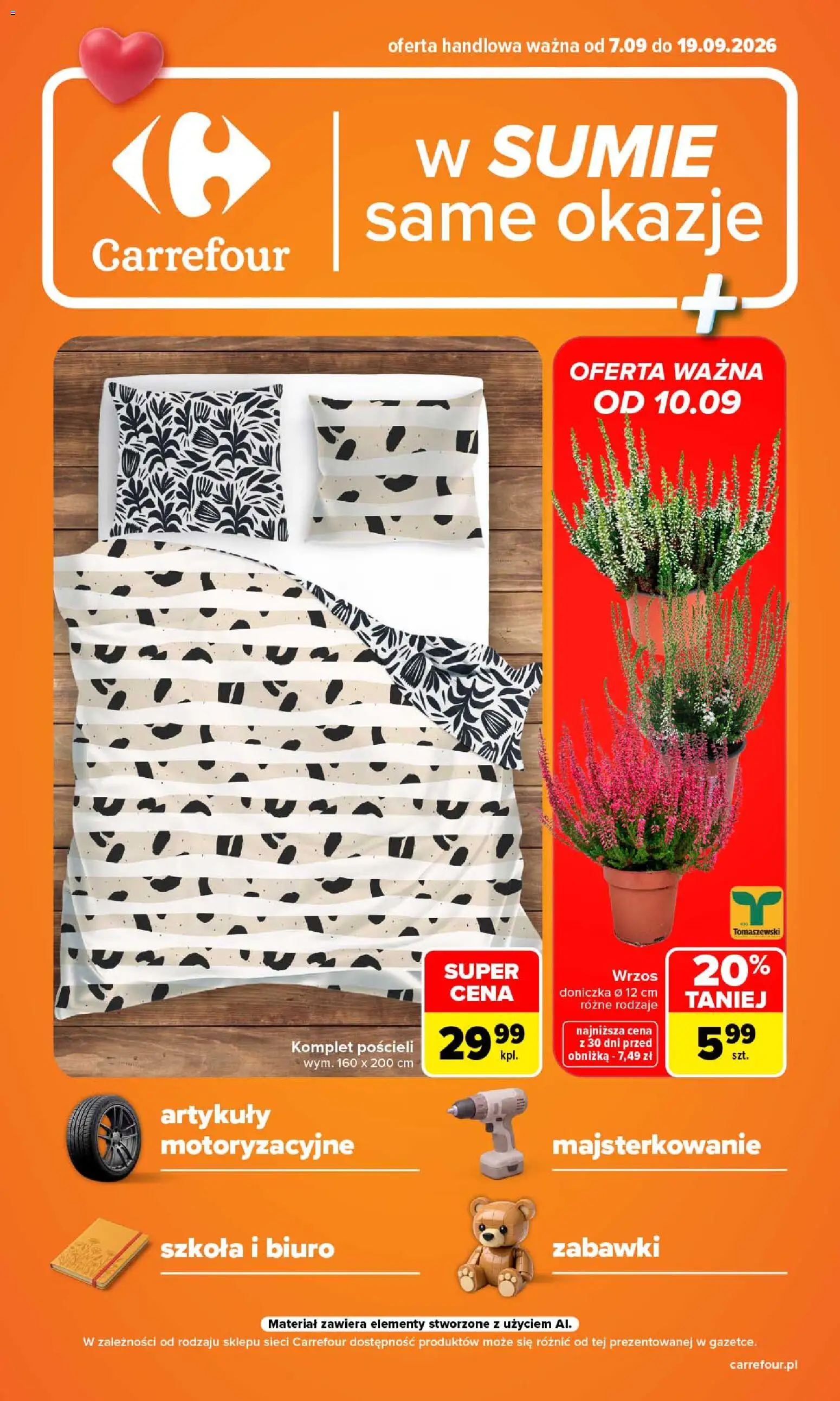 Carrefour gazetka - Same okazje od 07.09.2026 | Strona: 1