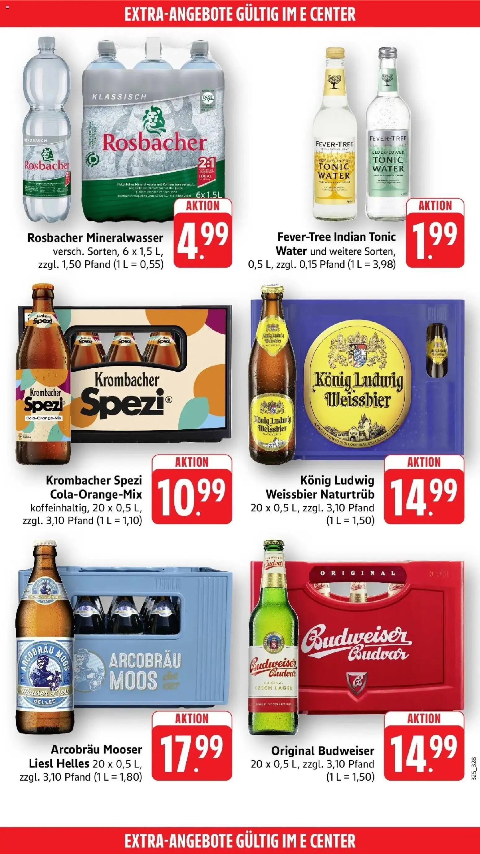Edeka Prospekt Raunheim (ab 10.08.2026) » Angebote Online | Seite: 50 | Produkte: Weißbier, Bad, Mineralwasser, Krombacher