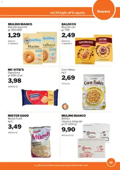 Anteprima del volantino Sogegross volantino valido a partire dal 29/07/2026 | Pagina: 55 | Prodotti: Muesli, Cioccolato, Biscotti, Mais