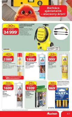 Auchan akciós újság - amely érvényes a következő dátumtól: 21.05.2026 | Oldal: 47