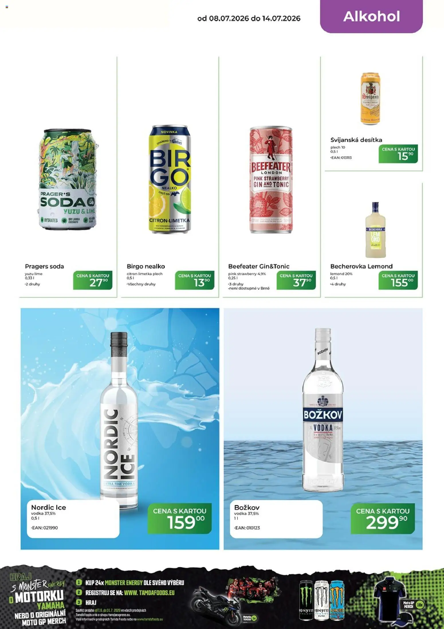 Tamda Foods leták od 08.07.2026 | Strana: 15 | Produkty: Gin, Monster Energy, Tonic, Beefeater