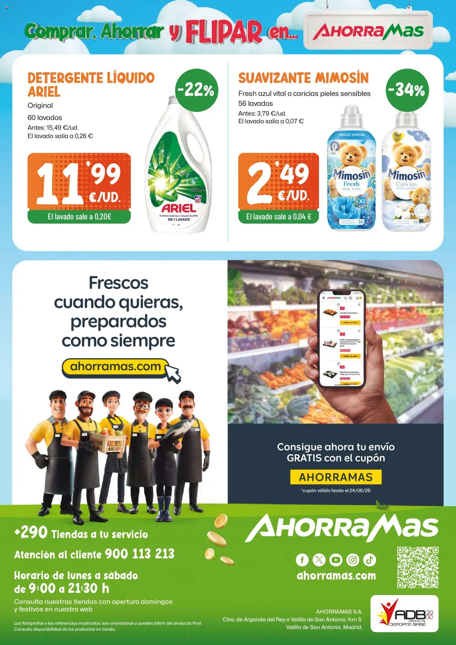 AhorraMas folleto │ válido desde el 28.05.2026 | Página: 8 | Productos: Detergente, Detergente líquido, Suavizante