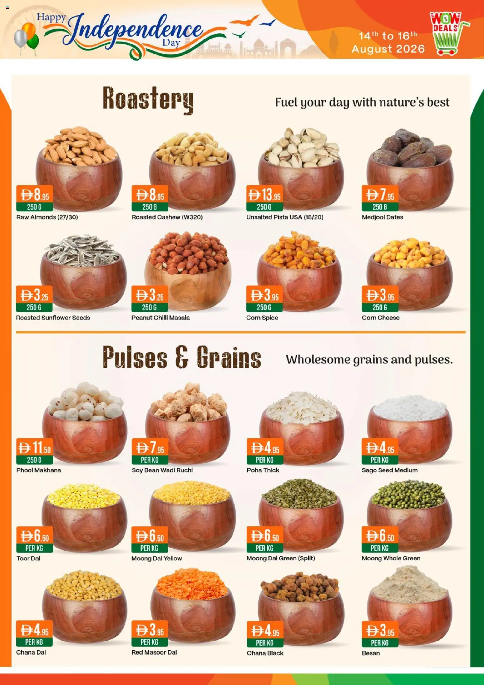 {H1} | Page: 18 | Products: Dates, Cheese, Corn, Chilli