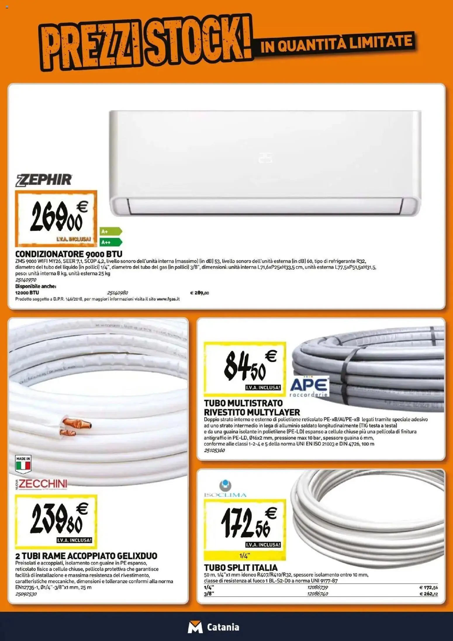Volantino TECNOMAT del 27/08/2026 | Pagina: 8 | Prodotti: Tubo, Rame, Tubi, Condizionatore