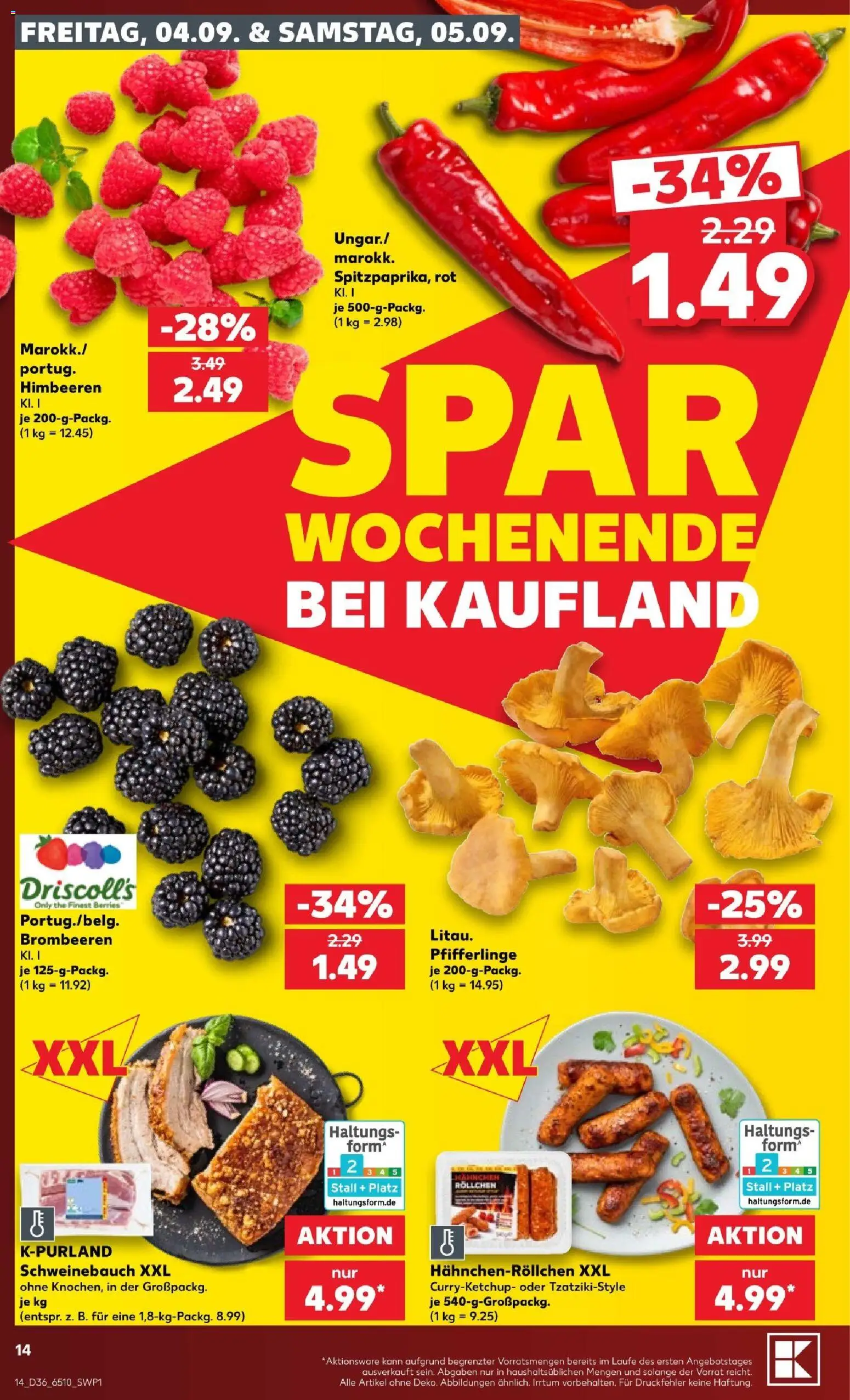 Kaufland Prospekt Köln – gültig ab 03.09.2026 | Seite: 14 | Produkte: Wasser, Pfirsich, Chips, Toilettenpapier