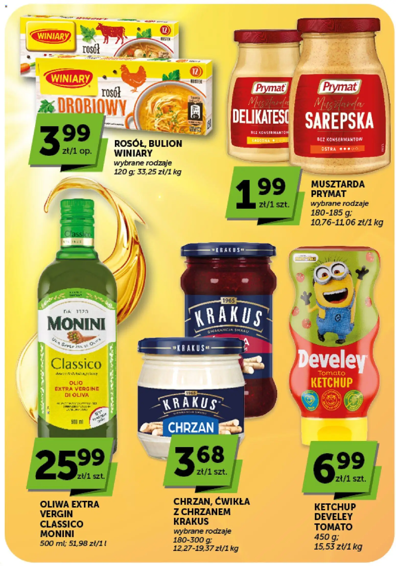 Groszek gazetka od 13.08.2026 | Strona: 32 | Produkty: Ketchup, Musztarda, Chrzan, Bulion