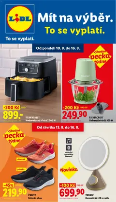 Náhled letáku Lidl leták - Spotřební zboží od 10.08.2026