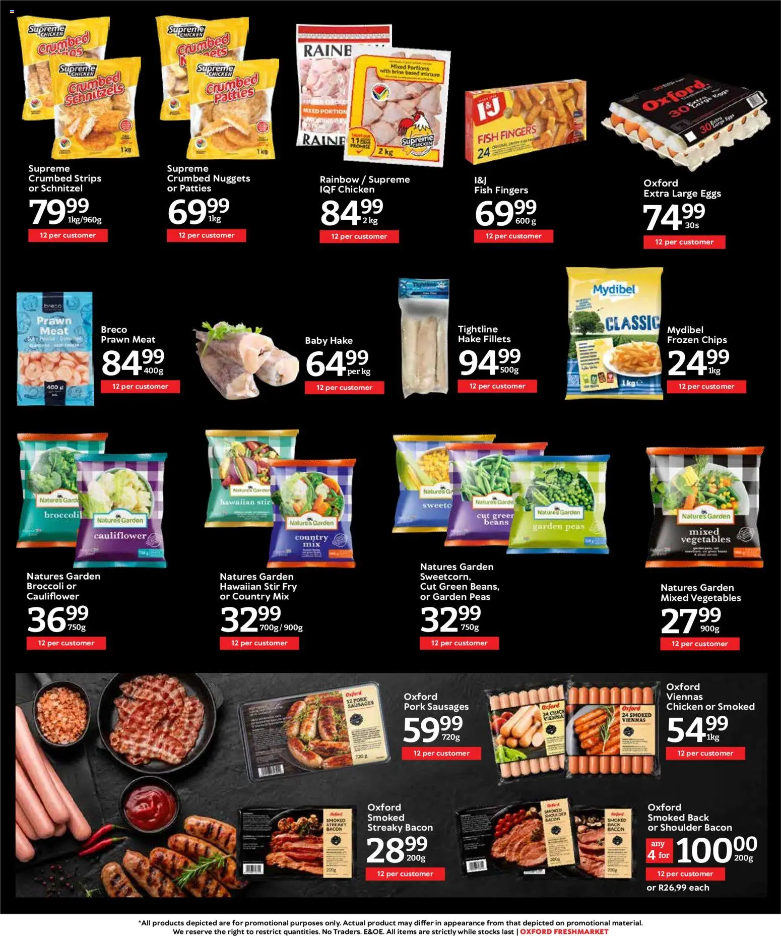 New Oxford Freshmarket catalogue – valid from 17.06.2026 | Page: 13 | Products: Beans, Pork, Chips, Vegetables
