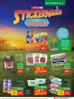 Spar Katalog - Pregled kataloga iz trgovine Spar, vrijedi od 23.09.2026 | Stranica: 5 | Proizvodi: Krem sir, Narezak, Buđola, Napitak