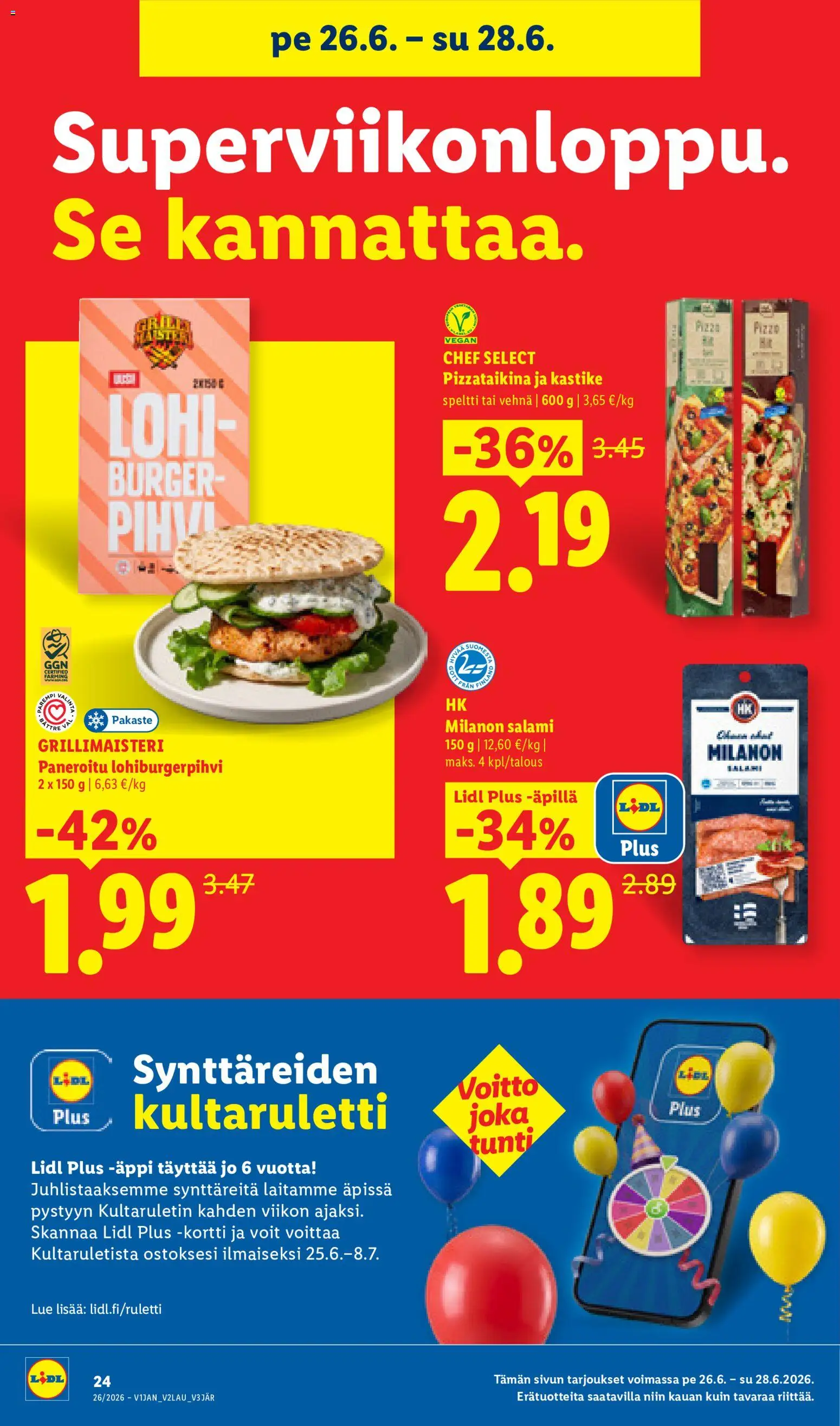 Lidl tarjoukset – voimassa 25/06/2026 alkaen | Sivu: 32