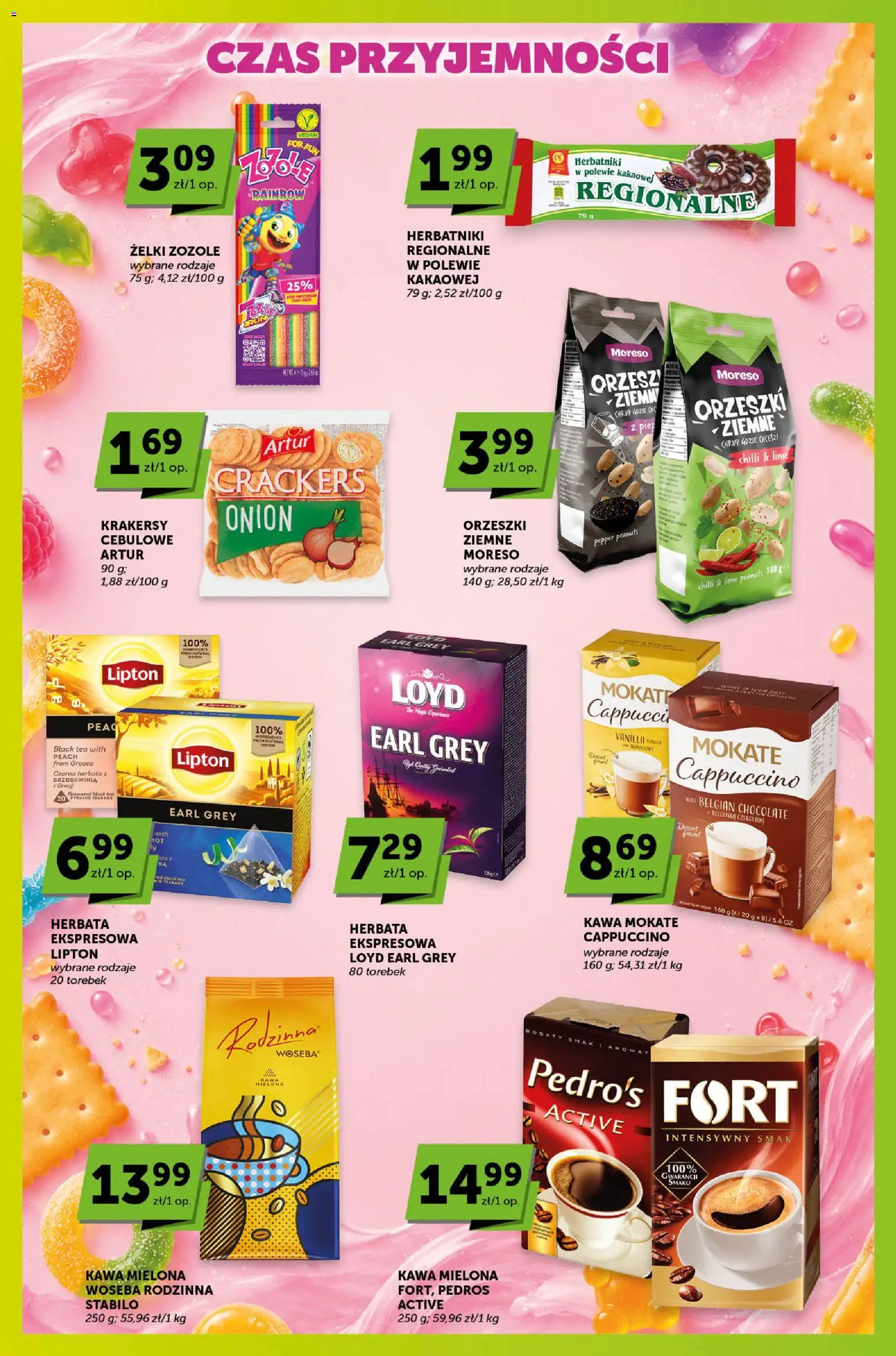 ABC gazetka - Sprawdź, co więcej od 30.07.2026 | Strona: 4 | Produkty: Brzoskwinia, Cappuccino, Krakersy, Kawa