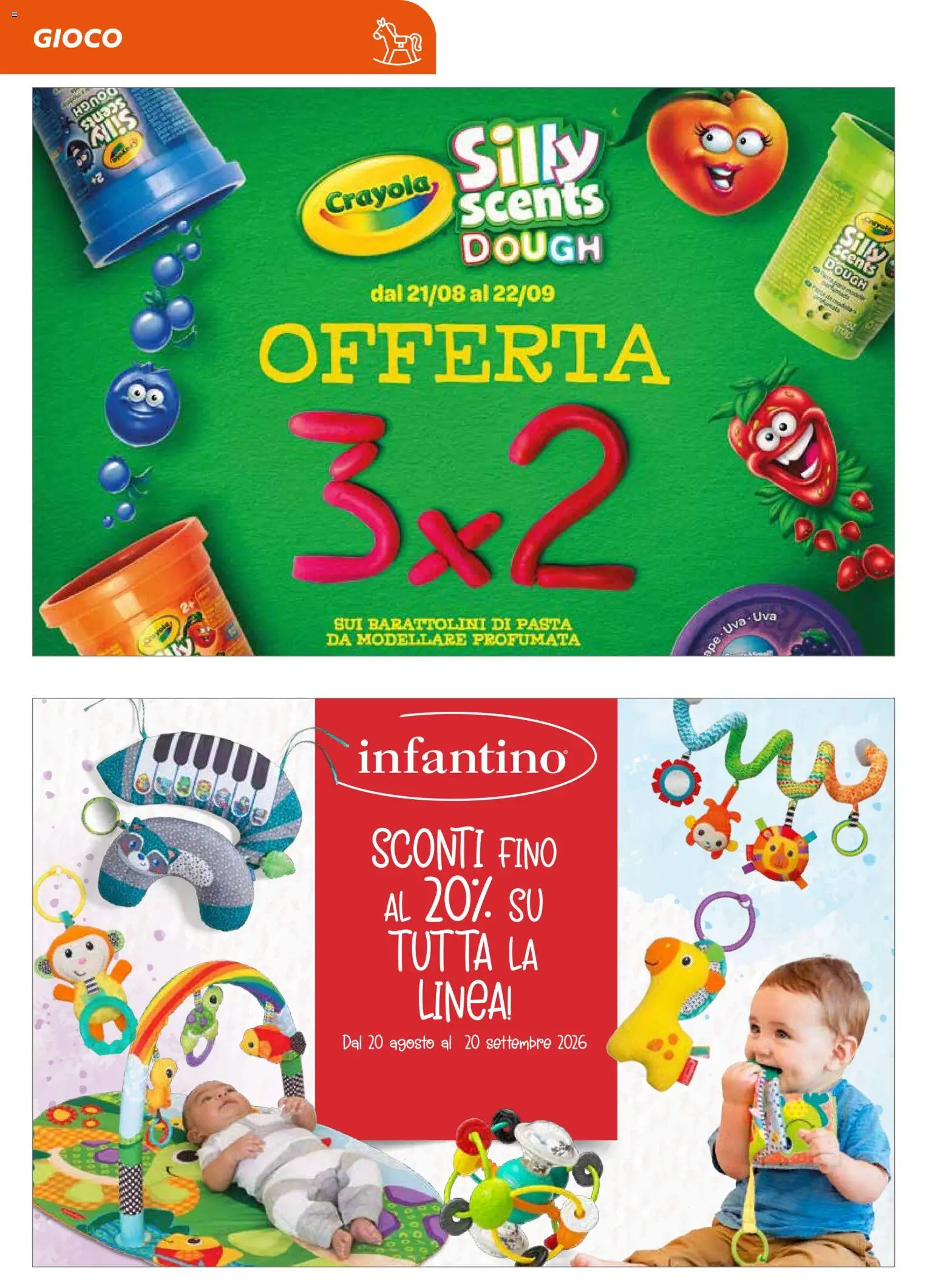 Volantino Prenatal del 20/08/2026 | Pagina: 34 | Prodotti: Pasta, Gioco