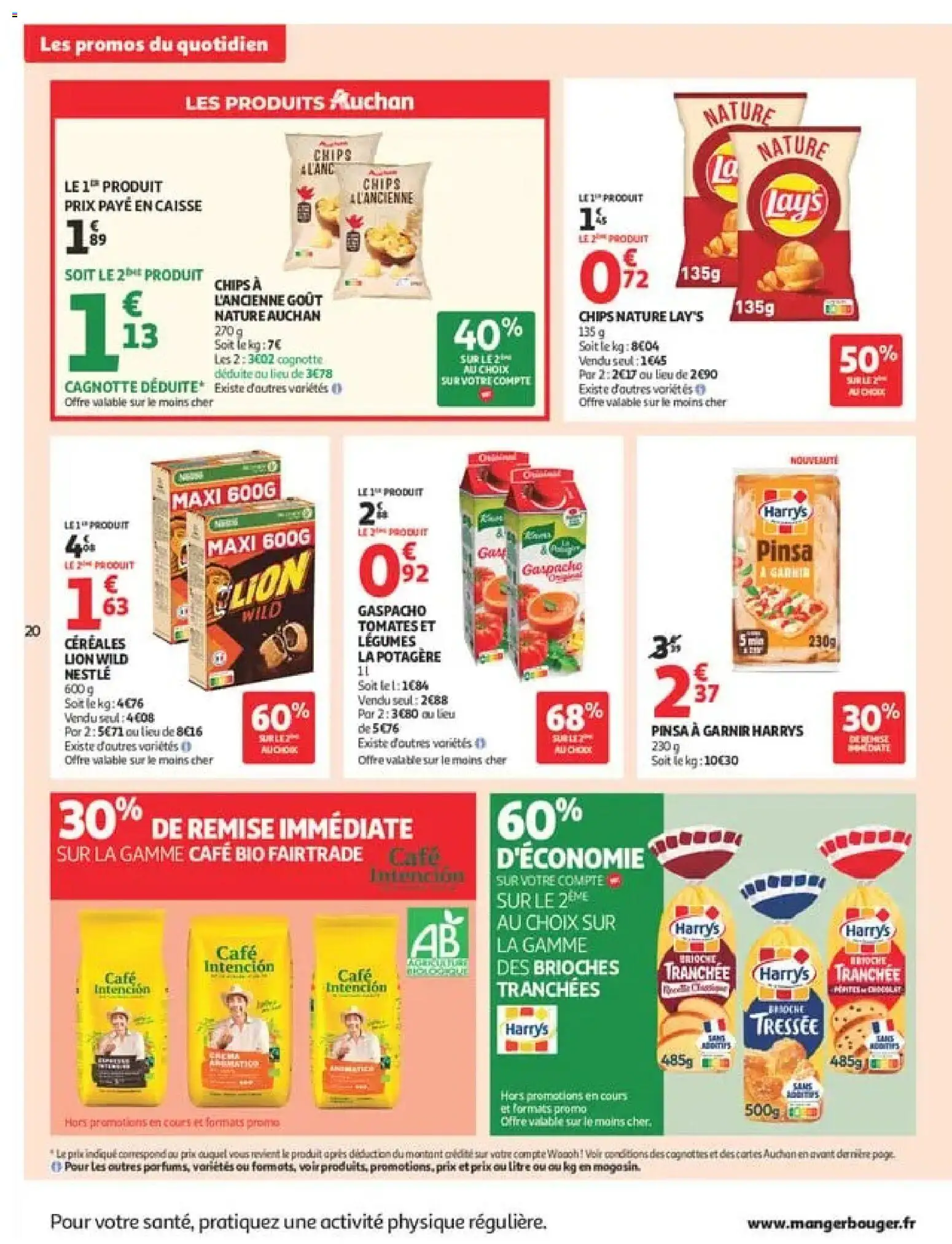 {H1} | Page: 20 | Produits: Base, Gazpacho, Chips nature, Café