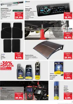 Auto radio RS4508, FM radio snage 4x50 W CarLive aplikacije handsfree funkcija 7 boja pozadinskog osvjetljenja daljinski upravljač komad - Pregled kataloga iz trgovine Kaufland, vrijedi od 17.06.2026 | Stranica: 21 | Proizvodi: Ventil, Radio, Parkside