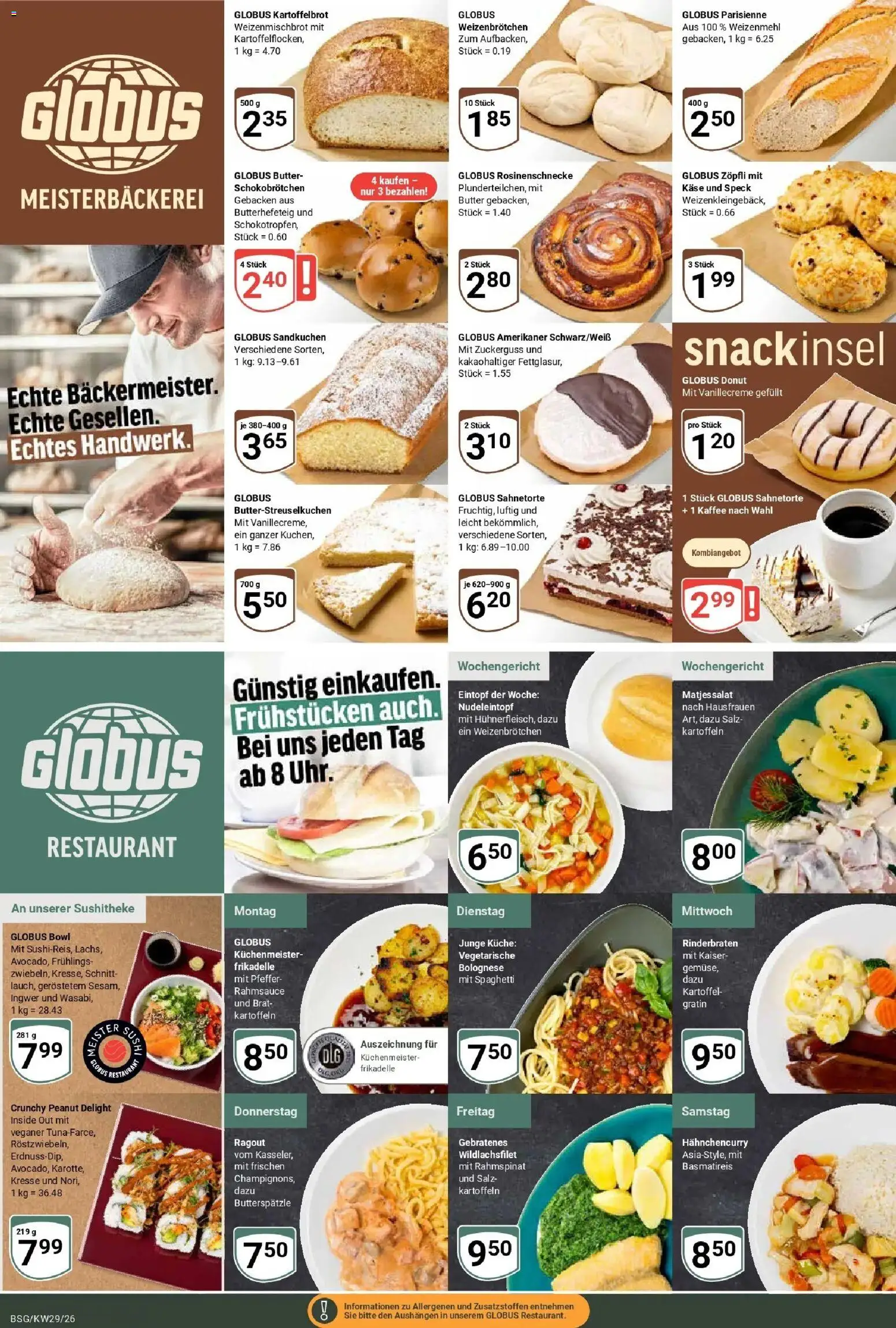 Globus Prospekt Braunschweig – gültig ab 13.07.2026 | Seite: 7 | Produkte: Rinderbraten, Küche, Weizenmehl, Kartoffeln