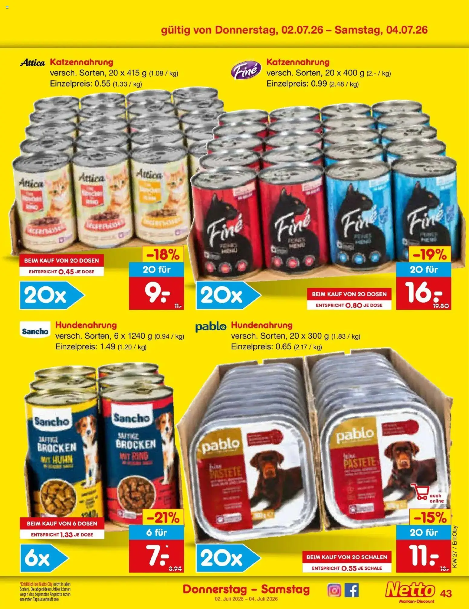 Netto Marken-Discount Prospekt Mauern – gültig ab 28.06.2026 | Seite: 63