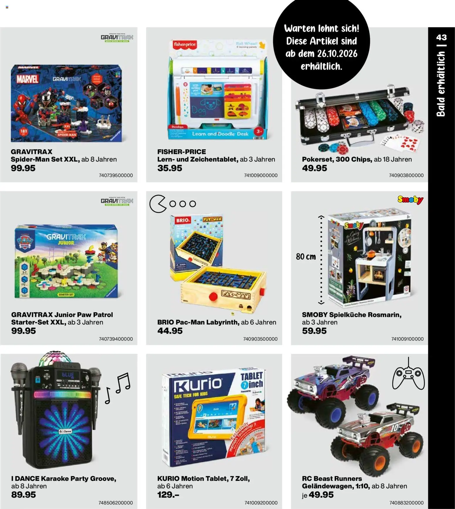 Migros aktionen Spielwaren-Geschenkbuch – gültig ab 14.10.2026 | Seite: 43