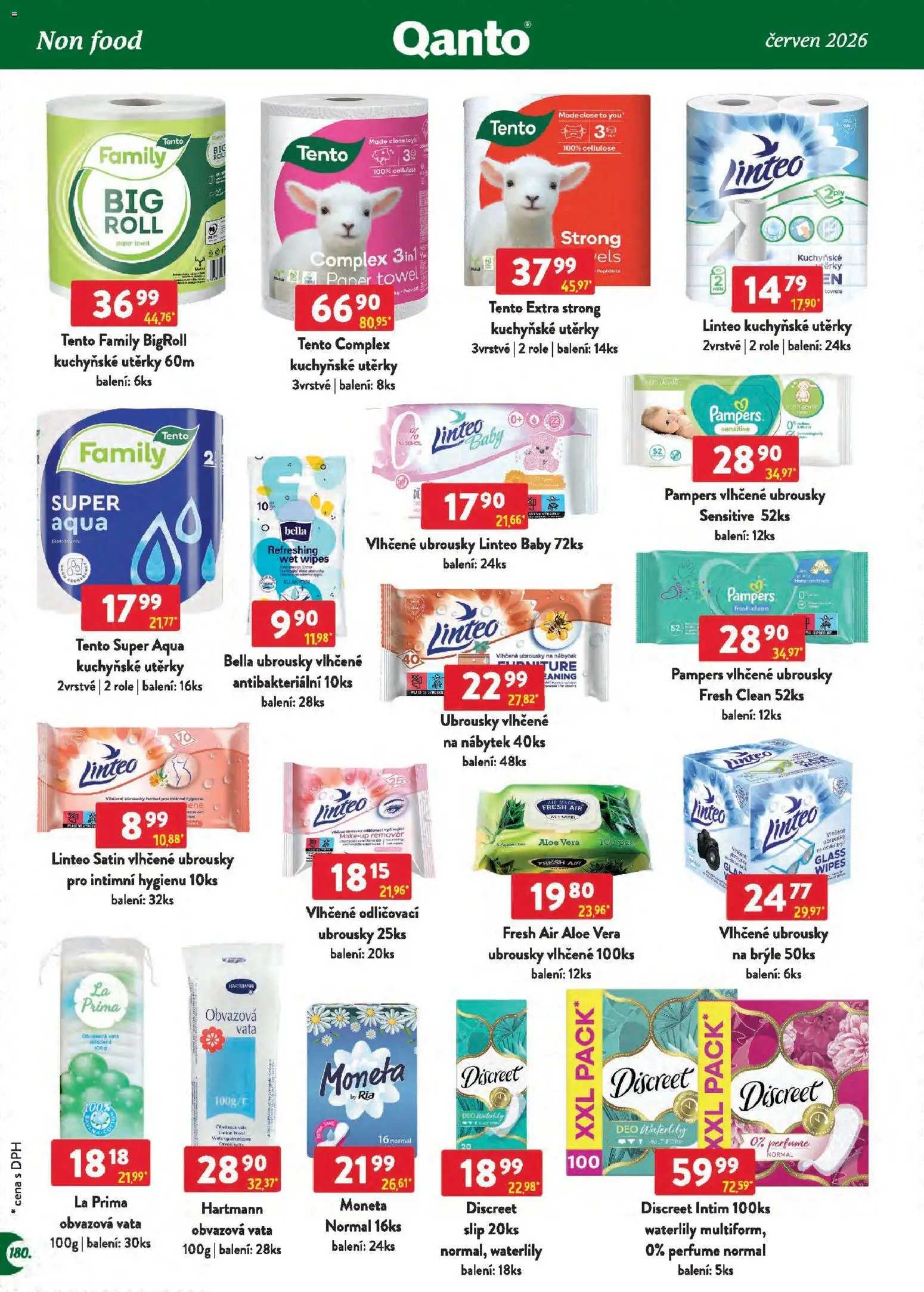 Astur & Qanto leták - Velkoobchod 06/2026 od 01.06.2026 | Strana: 180 | Produkty: Kuchyňské utěrky, Brýle, Ubrousky, Aloe vera