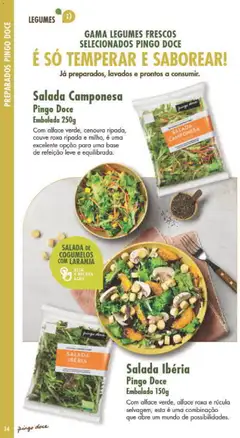 Pré-visualização Pingo Doce Fruta e Legumes válido de 30/06/2026 | Página: 14 | Produtos: Cenoura, Cogumelos, Salada, Couve
