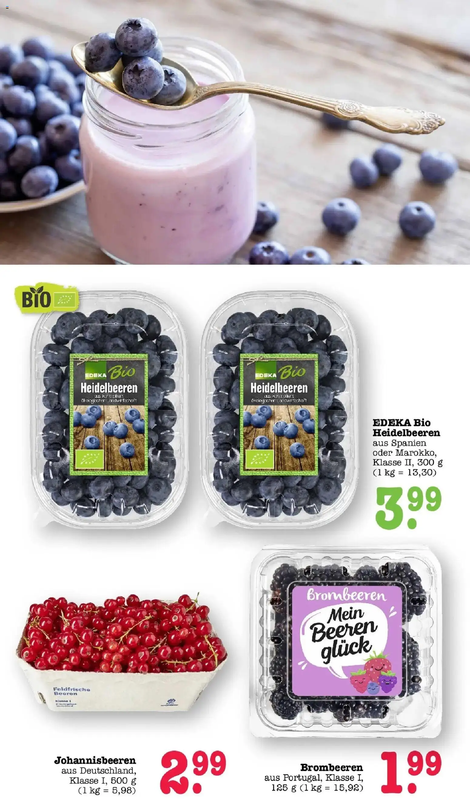 Edeka prospekt Bühlertal – gültig ab 13.07.2026 | Seite: 26 | Produkte: Heidelbeeren