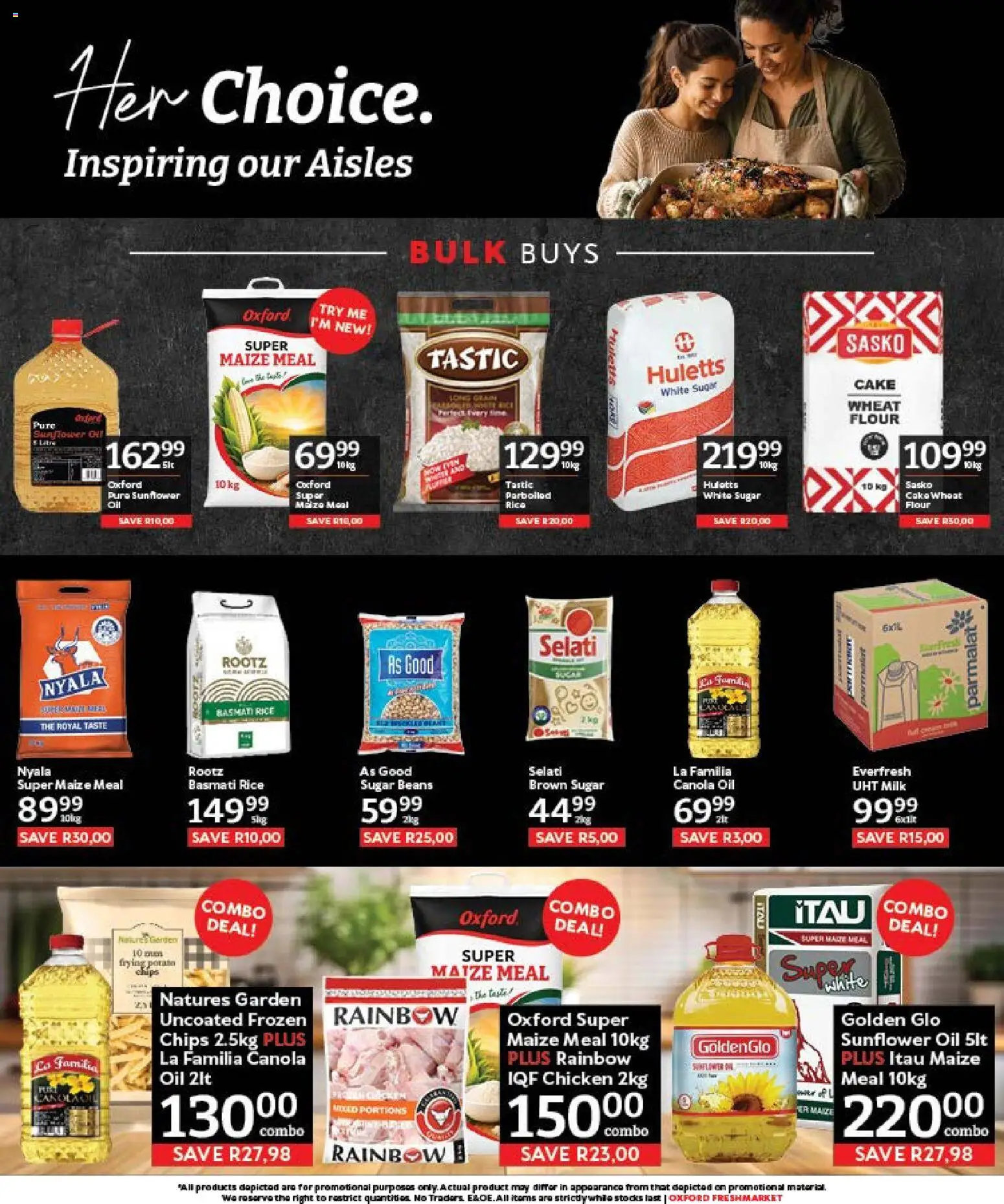 New Oxford Freshmarket catalogue – valid from 26/08/2026 | Page: 5 | Products: Maize meal, Milk, Rice, Sugar