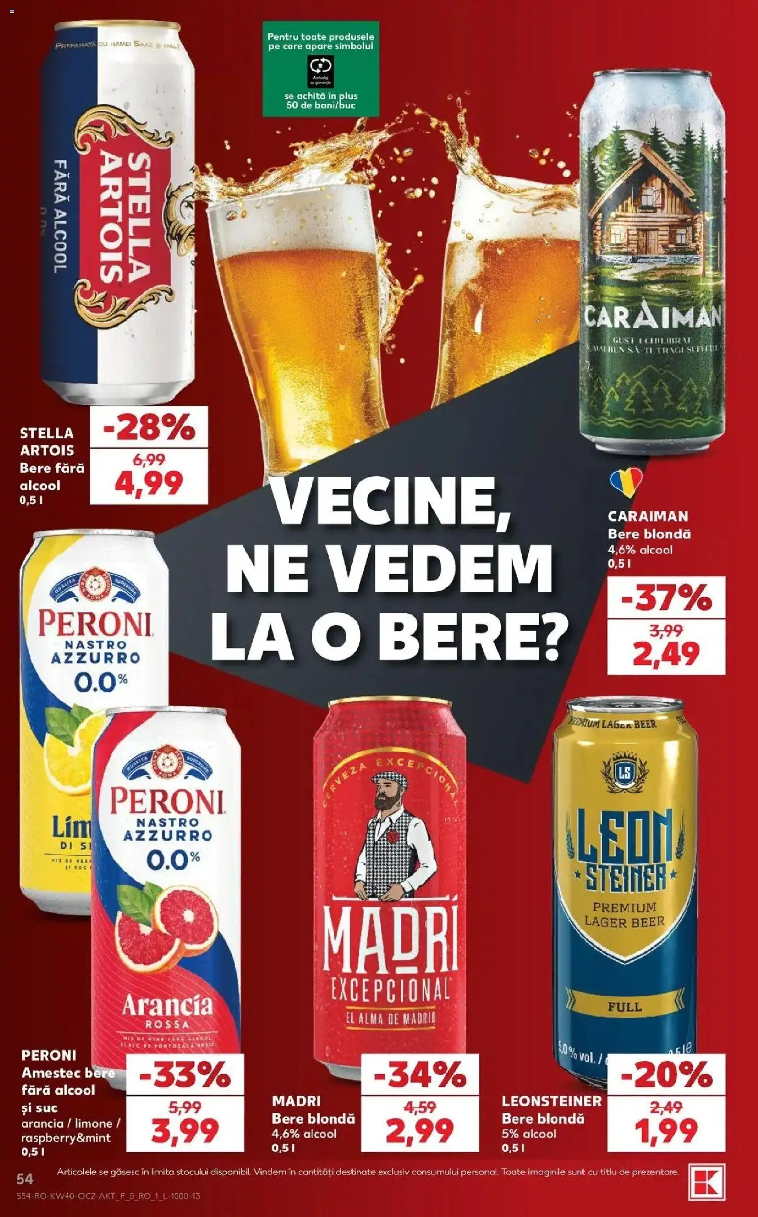 Kaufland Codlea 30.09.2026 - Revista si Oferta | Pagină: 54 | Produse: Premium, Bere, Amestec, Plus